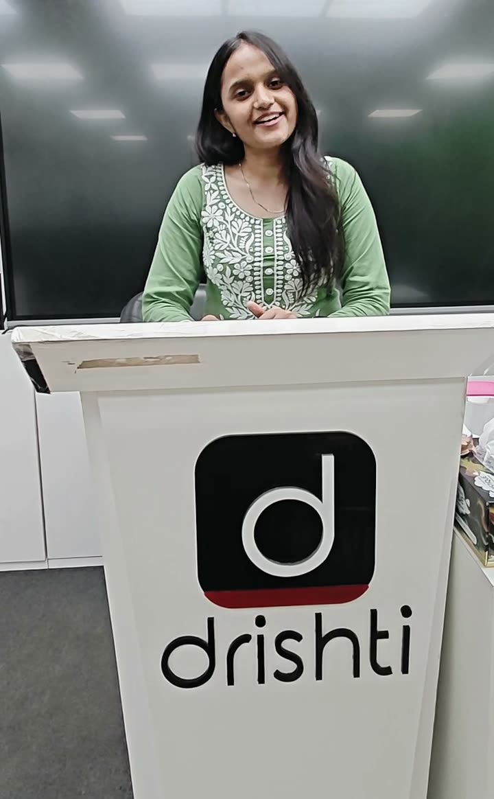 Drishti IAS video testimonial thumbnail